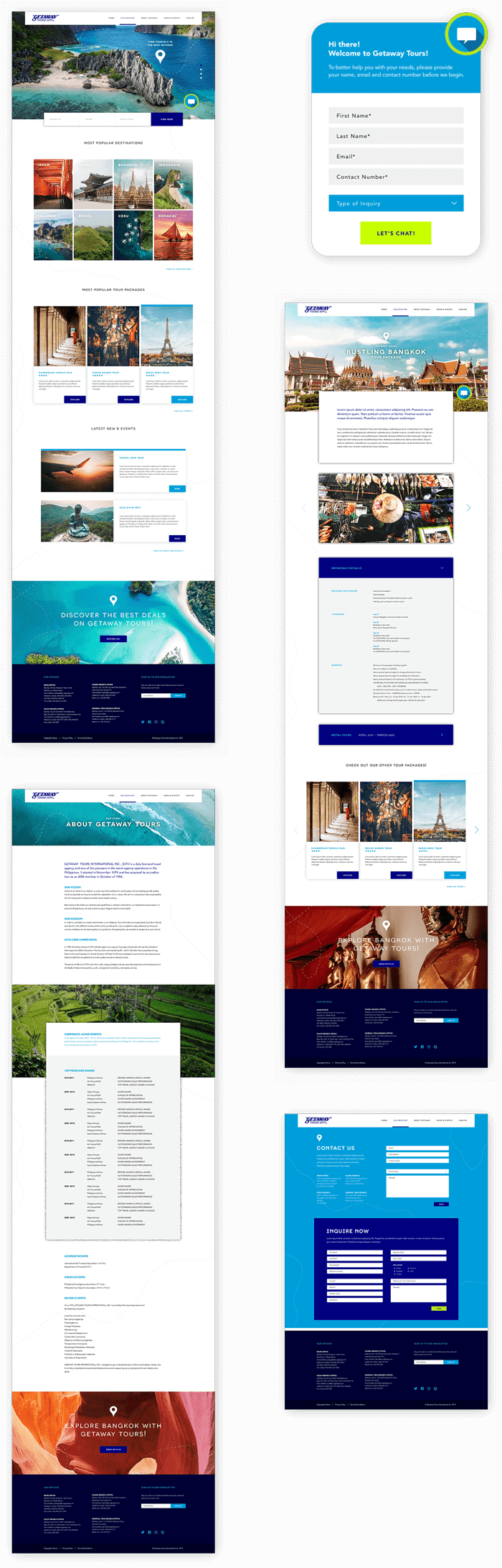 getaway screenshots - Getaway Tours