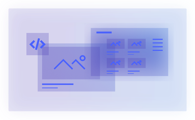 Web Design and Development Illustration - Web Design