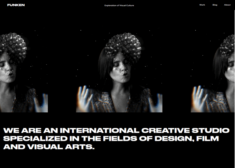 Another large background video for Funken, which is good for appealing to marketers.