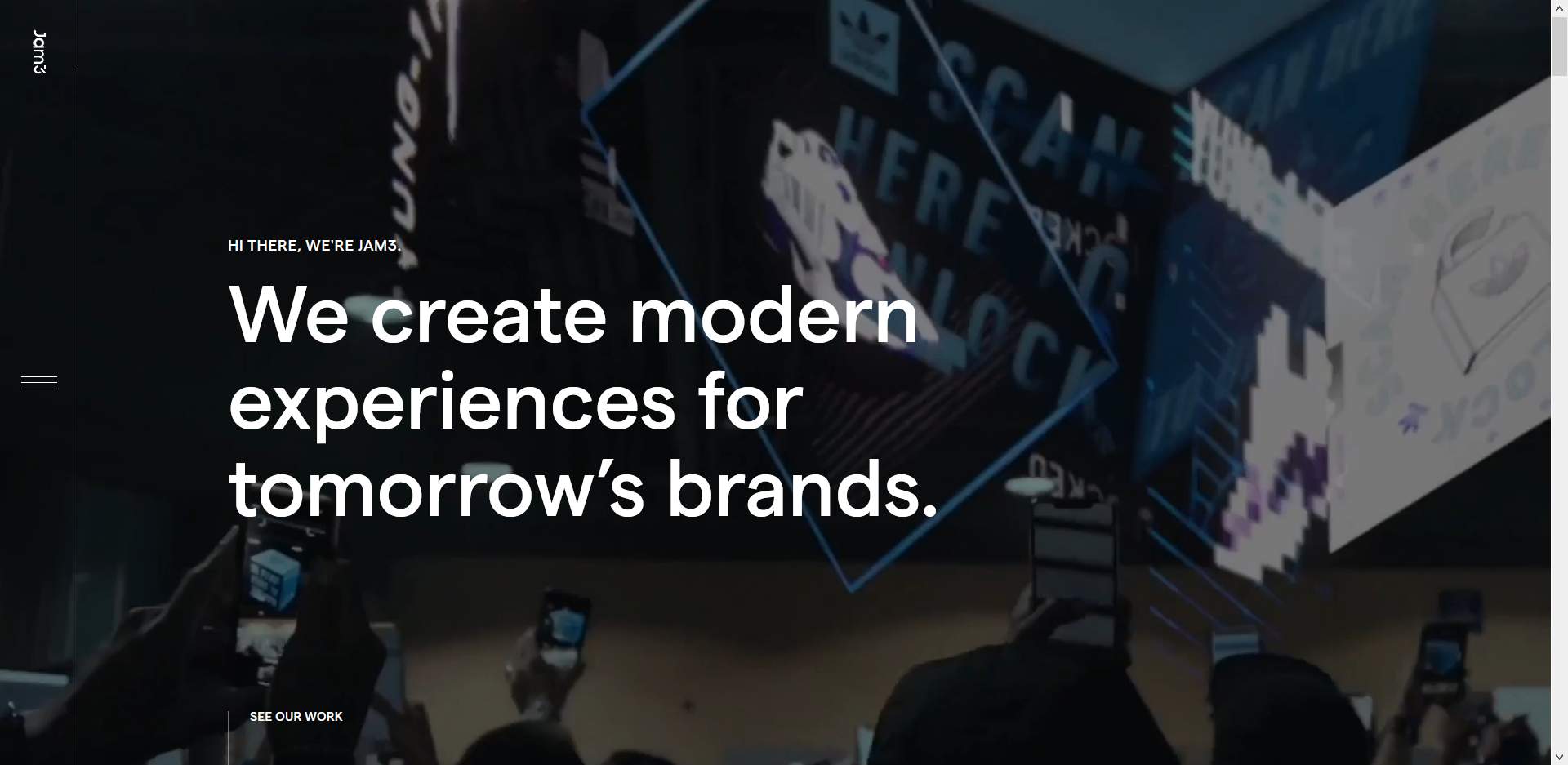 An example of a great web design company in Jam3. An example of a great web design company in Jam3.