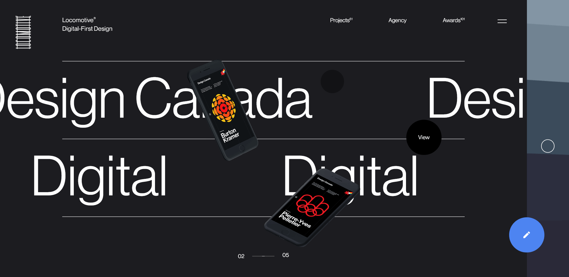 Locomotive homepage, an example of an excellent web design and web development company. Locomotive homepage, an example of an excellent web design and web development company.