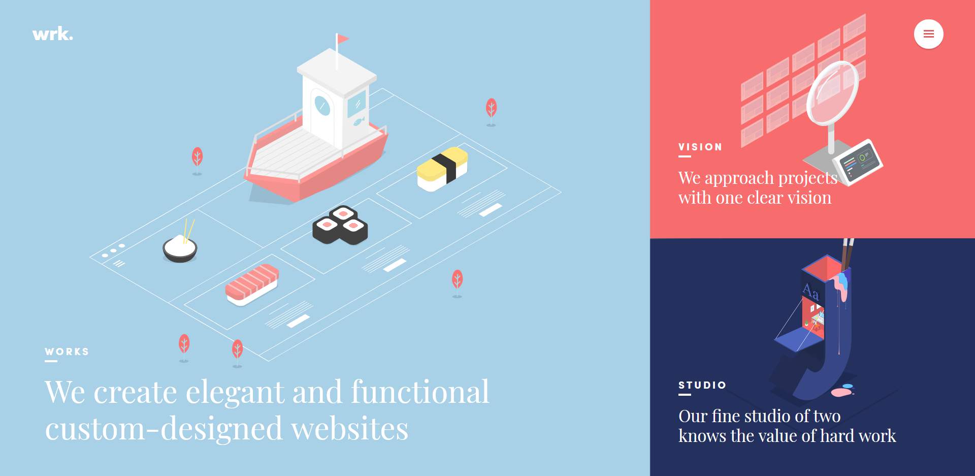 Website of Waaark, a web design agency. Website of Waaark, a web design agency.